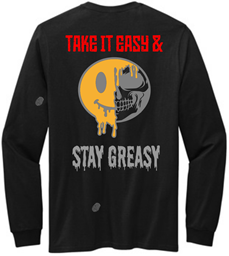 Show details for Halfedass - Take it Easy Stay Greasy - Long Sleeve Picture of Halfedass - Take it Easy Stay Greasy - Long Sleeve