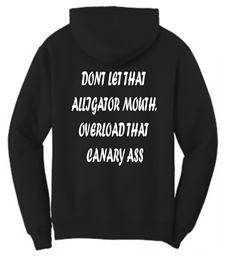 Show details for HALFEDASS - Alligator Hoodie Picture of HALFEDASS - Alligator Hoodie