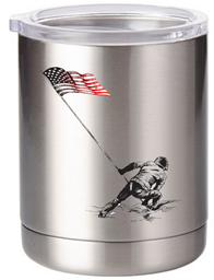Show details for Flag 10oz Stainless Steel Tumbler Picture of Flag 10oz Stainless Steel Tumbler
