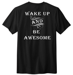 Show details for Kaktus Wake up & Be Awesome Men's T-Shirt Picture of Kaktus Wake up & Be Awesome Men's T-Shirt