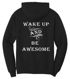 Show details for Kaktus Wake up & Be Awesome Hoodie Picture of Kaktus Wake up & Be Awesome Hoodie