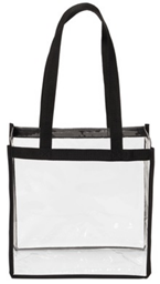 Show details for Clear Stadium Tote Bag Picture of Clear Stadium Tote Bag