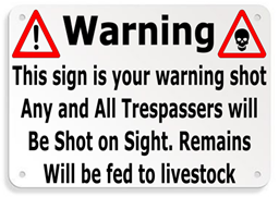 Show details for No Trespassing  Picture of No Trespassing