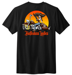 Show details for HALFEDASS Ladies - Chola - Men's T-Shirt Picture of HALFEDASS Ladies - Chola - Men's T-Shirt
