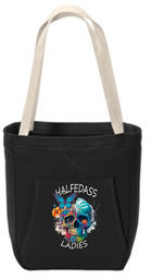 Show details for HALFEDASS Ladies - SKULL - Hoodie Tote bag Picture of HALFEDASS Ladies - SKULL - Hoodie Tote bag