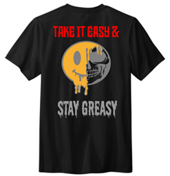 Show details for Halfedass - Take it Easy Stay Greasy - T-Shirt Picture of Halfedass - Take it Easy Stay Greasy - T-Shirt