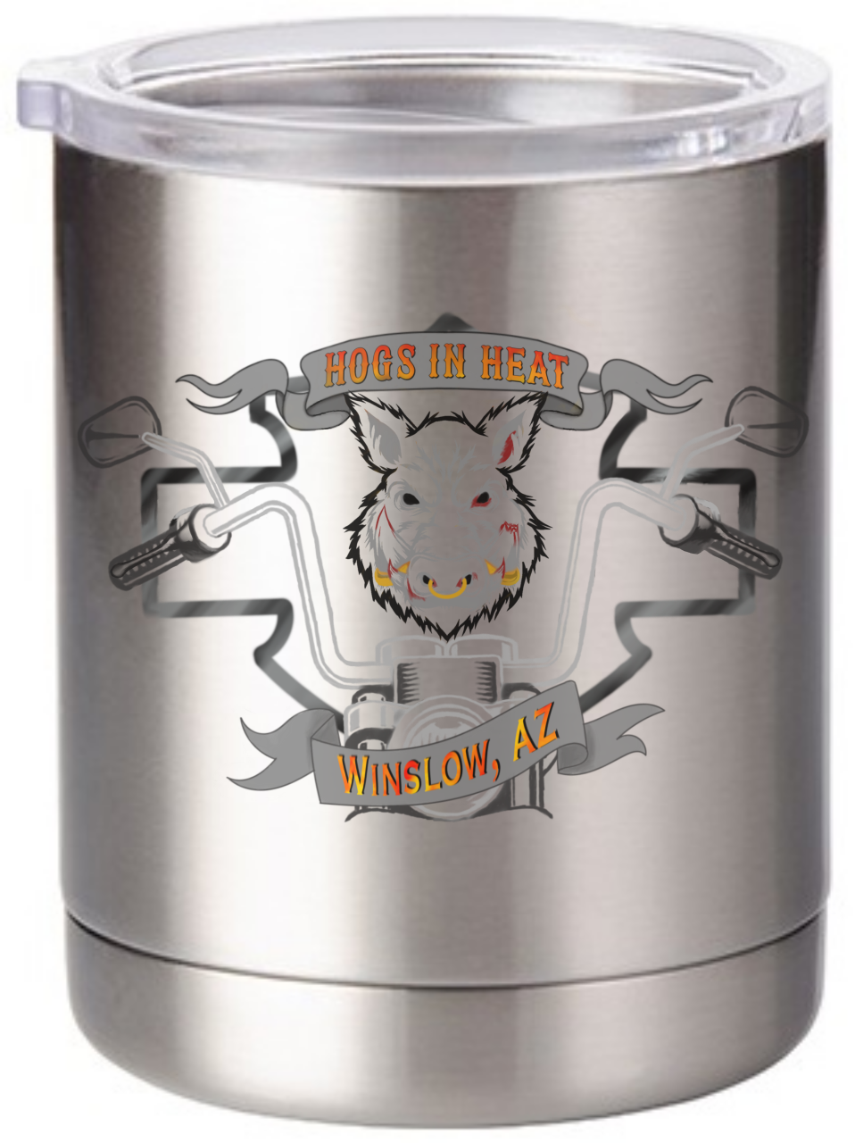 Picture of Hogs in Heat 10oz Stainless Steel Tumbler
