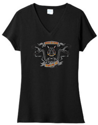 Picture of Hog's in Heat - Ladies V-Neck
