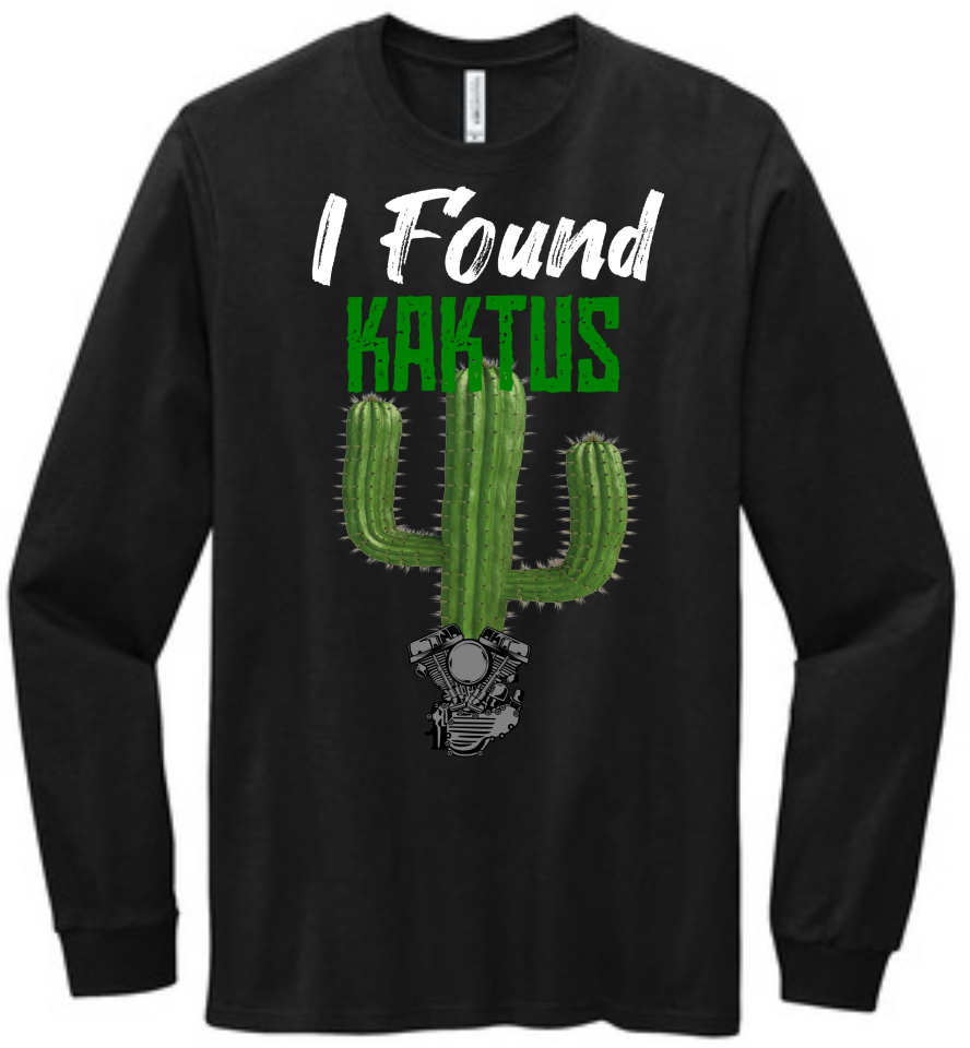 Picture of Kactus - I Found Kaktus - Men's Long Sleeve T-Shirt