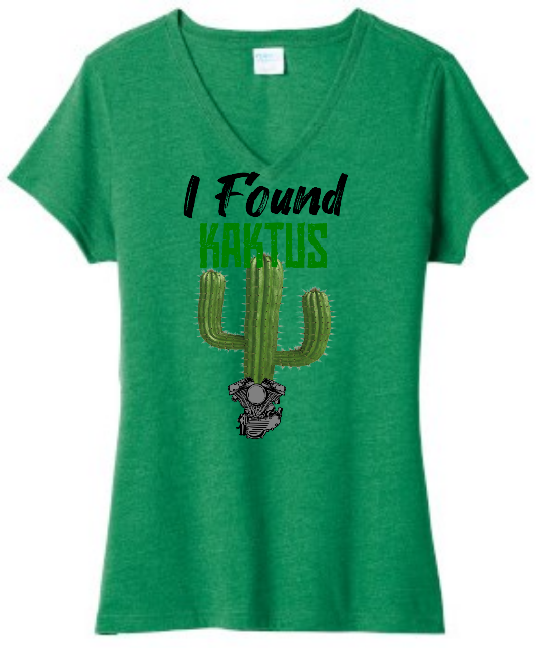 Picture of Kactus - I Found Kaktus - Ladies V-Neck