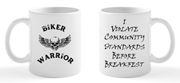 Picture of Biker Warrior Breakfast Coffee Mug