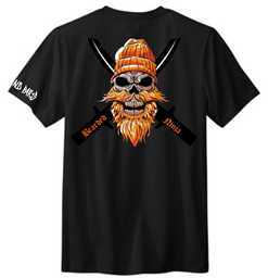 Picture of Bearded Ninja - Ninja Back T-shirt