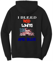 Picture of Mickey Knuckles - I Bleed Red, White And Blue Hoodie
